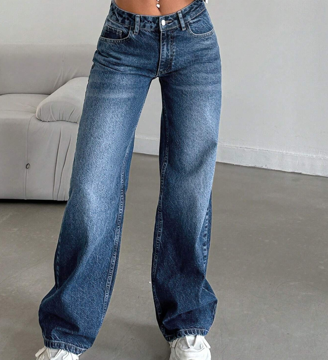 Amelie | Jeans met relaxte pasvorm en trendy design voor elke dag