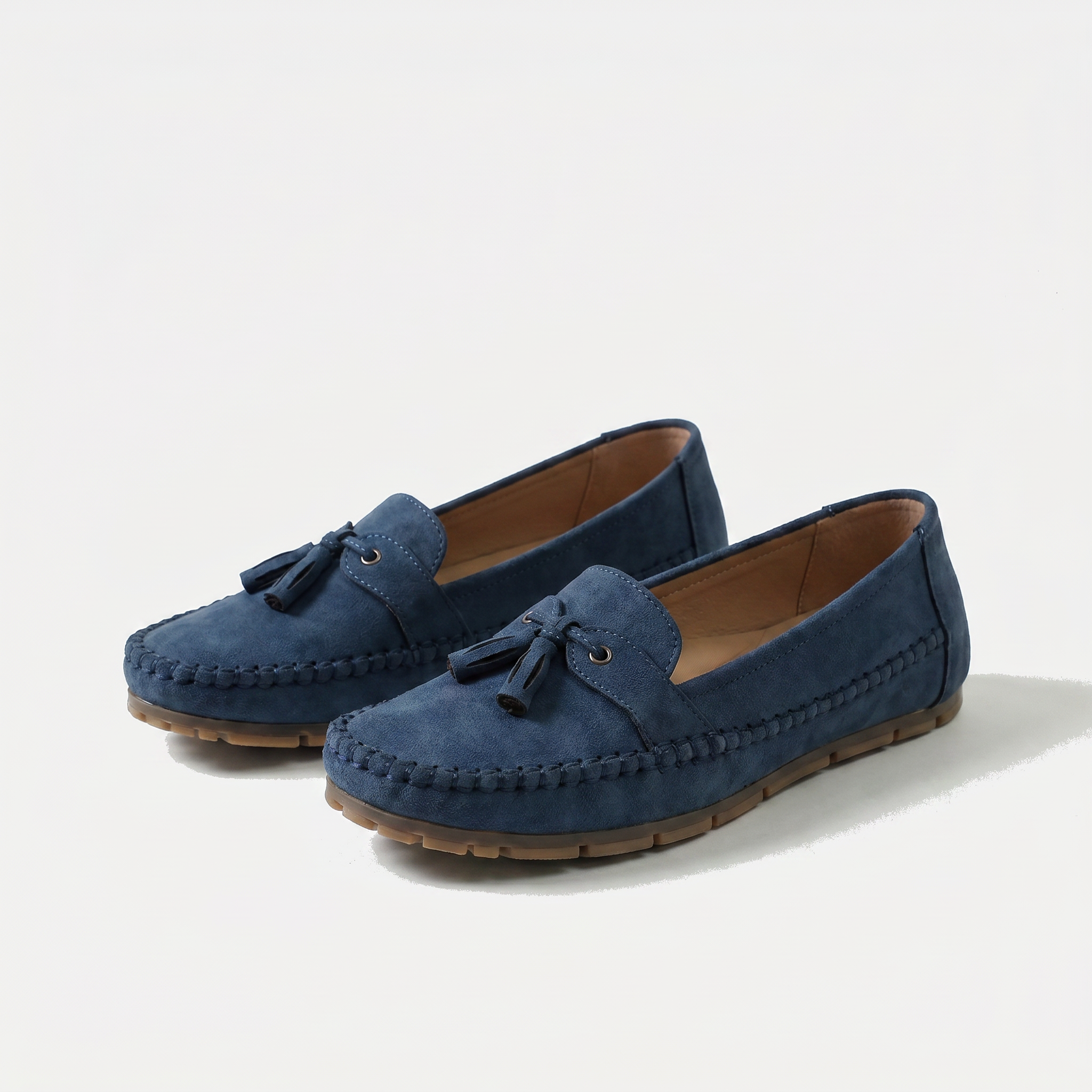 Claire | Comfortabele Suède Loafers met Kwastjes
