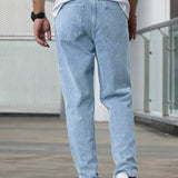Denim broek met stretch en bewegingsvrijheid voor elke dag