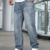 Denim broek met stretch en bewegingsvrijheid voor elke dag