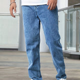 Denim broek met stretch en bewegingsvrijheid voor elke dag