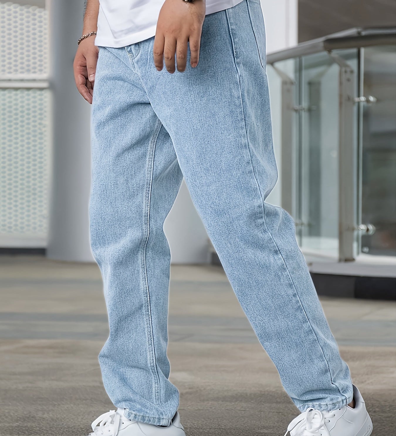 Denim broek met stretch en bewegingsvrijheid voor elke dag