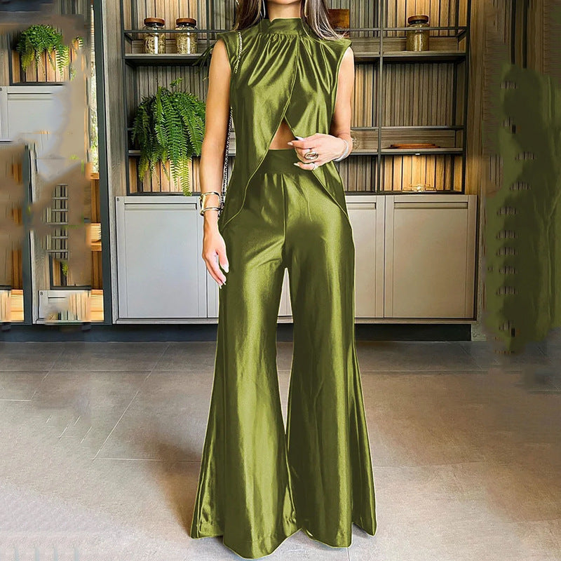 Dewi | Set met flarebroek en top voor een elegante uitstraling