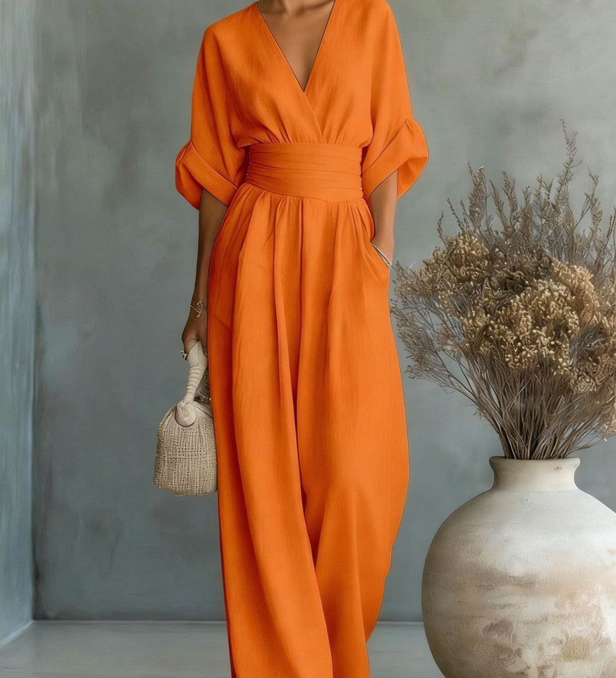 Valentina | Elegante Jumpsuit met Geaccentueerde Taille