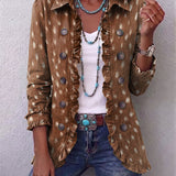 Nicolasa | Chaqueta Estampado Animal con Volantes