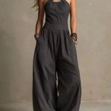Mariela Mono Elegante con Escote Cruzado
