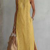 Valeria | Elegante midi-jurk met mao-kraag