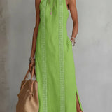 Valeria | Elegante midi-jurk met mao-kraag