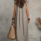 Camelia Vestido Maxi Bohemio con Escote en V