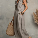 Camelia Vestido Maxi Bohemio con Escote en V