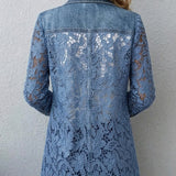 Alicia | Americana con Encaje Floral