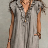 Camelia Vestido Maxi Bohemio con Escote en V
