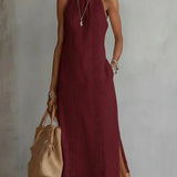 Valeria | Elegante midi-jurk met mao-kraag
