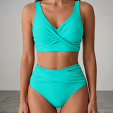 Naomi | Corrigerende high-waist bikini met twistdetail