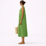 Olivia | Luchtige midi-jurk met comfortabele pasvorm