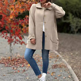 Aliana | Elegante jas met tijdloze snit en luxe uitstraling