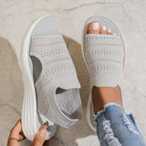 Anne | Sandalen met platform, van ademend materiaal voor dames