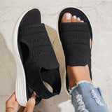 Anne | Sandalen met platform, van ademend materiaal voor dames