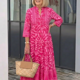 Marielle | Midi-jurk met Knopen