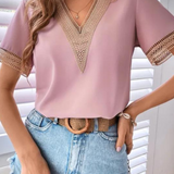 Myrthe | Zomertop met V-hals voor elegante en luchtige dagen