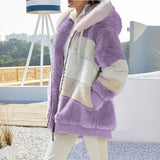 Winterjas met capuchon en getailleerde pasvorm voor elegante warmte
