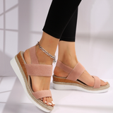 Orthopedische sandalen met dempende zool en ademende pasvorm