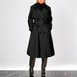 Trenchcoat met getailleerde pasvorm en ceintuur voor elegantie