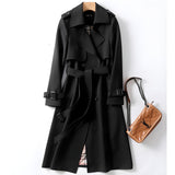 Trenchcoat met getailleerde pasvorm en ceintuur voor elegantie